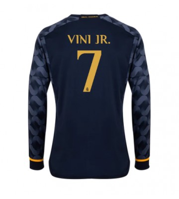 Real Madrid Vinicius Junior #7 Replica Away Stadium Shirt 2023-24 Long Sleeve